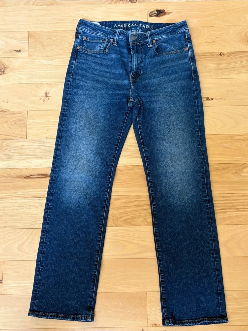 Men’s American Eagle Dark Wash AirFlex Jeans - Blue Size 31 X 32